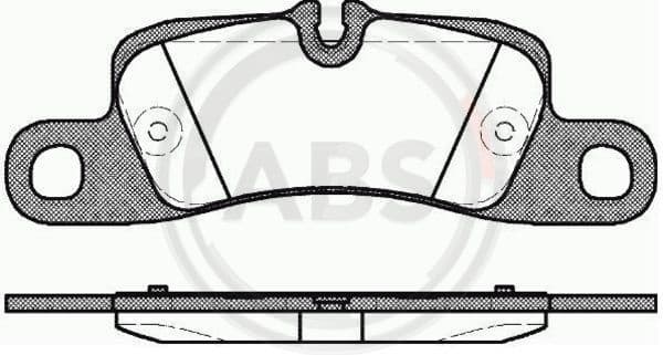 Brake Pad Set, disc brake 37725