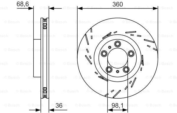 Brake Disc 0986479D22 - image 5