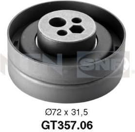 Tensioner Pulley, timing belt GT357.06