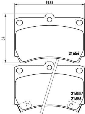 Brake Pad Set, disc brake PRIME LINE P49016