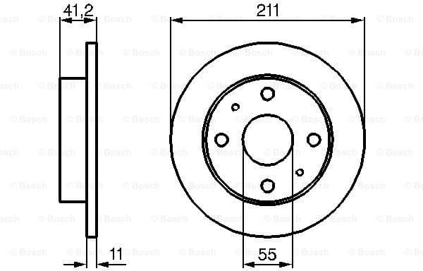Brake Disc 0986479119