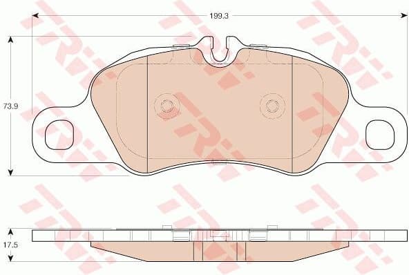 Brake Pad Set, disc brake GDB1990