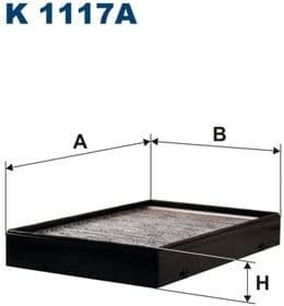 Filter, cabin air K1117A