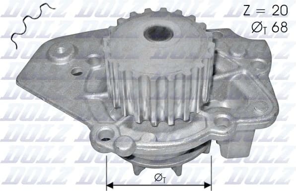 Water pump cooling system N-206