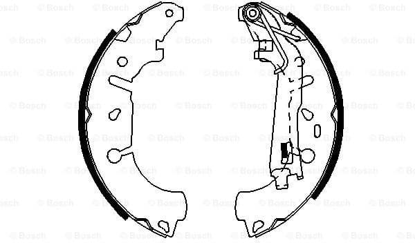 Brake Shoe Set 0986487703 - image 5