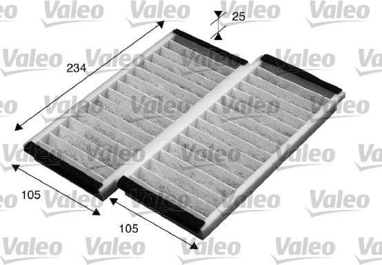 Filter, cabin air VALEO ESSENTIAL 715574