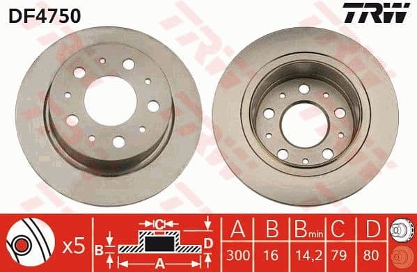 Brake Disc DF4750