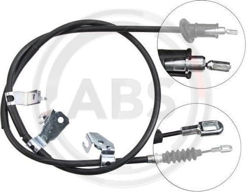 Cable Pull, parking brake K17337