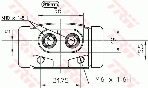 Wheel Brake Cylinder BWD195 - image 2