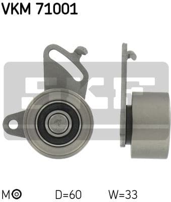 Tensioner Pulley, timing belt VKM 71001