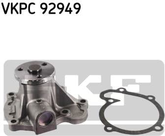 Water Pump, engine cooling VKPC 92949
