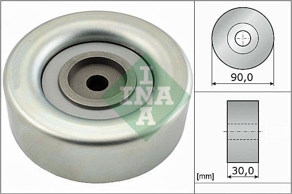 Deflection/Guide Pulley, V-ribbed belt 532069310