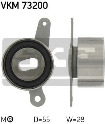 Tensioner Pulley, timing belt VKM 73200