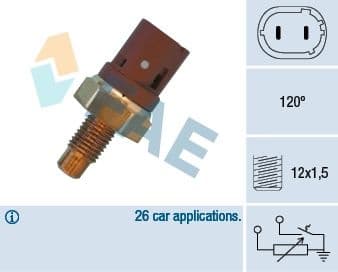 Sensor, coolant temperature 34390
