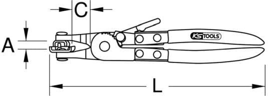 Pliers, hose clamp 115.1043 - image 5