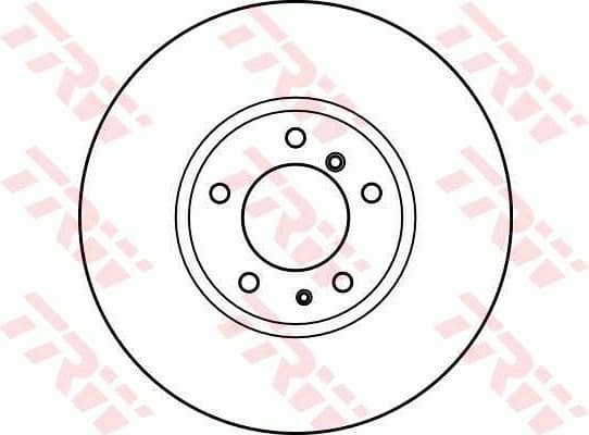 Brake Disc TRW SINGLE DF2602S - image 2