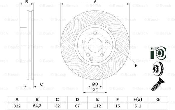 Brake Disc 0986479652 - image 6