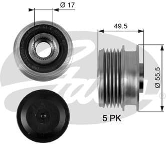 Alternator Freewheel Clutch DriveAlign™ OAP7079