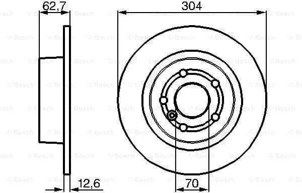 Brake Disc 0986478497 - image 2