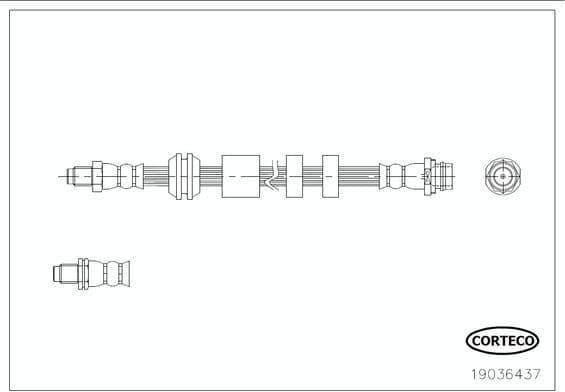 Brake Hose 19036437