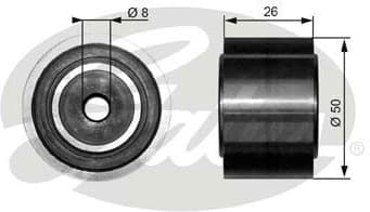 Deflection/Guide Pulley, V-ribbed belt DriveAlign™ T36191