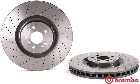 Brake disc, 1pcs FRONT, Top Quality 09.A960.21 - image 2