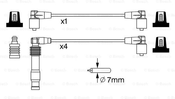 Ignition Cable Kit 0986357233 - image 5