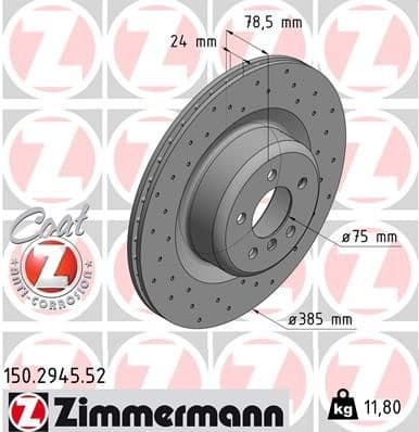 Brake Disc SPORT BRAKE DISC Z 150.2945.52
