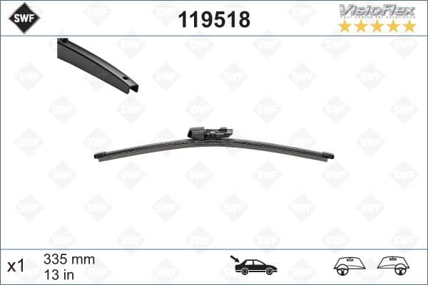 Wiper Blade DAS ORIGINAL REAR 119518