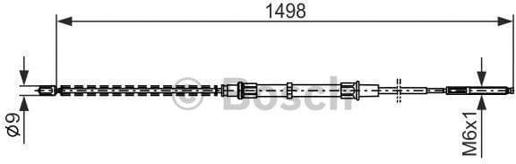 Cable Pull, parking brake 1987477338 - image 2