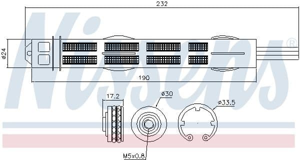 Dryer, air conditioning ** FIRST FIT ** 95455