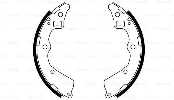 Brake Shoe Set 0986487757 - image 2