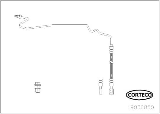 Brake Hose 19036850