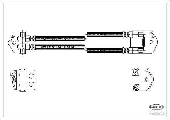 Brake hose rear 19030323 - image 2