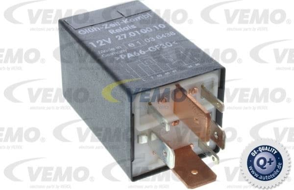 Relay, glow plug system Q+, original equipment manufacturer quality MADE IN GERMANY V15-71-0021