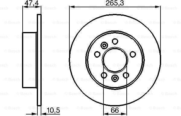 Brake Disc 0986478305 - image 5