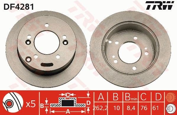Brake Disc DF4281