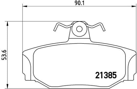 Brake Pad Set, disc brake PRIME LINE P86009