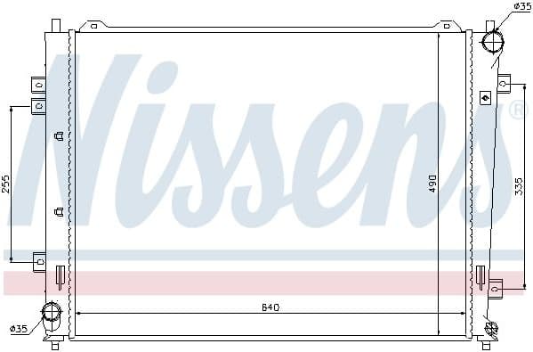 Radiator, engine cooling 66684 - image 2
