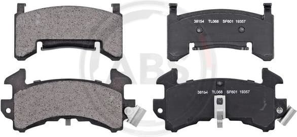 Brake Pad Set, disc brake 38154