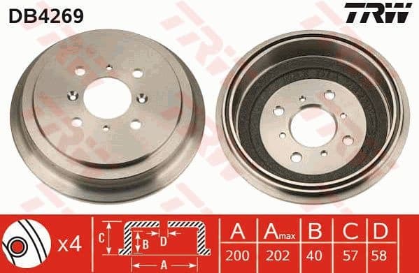 Brake Drum DB4269