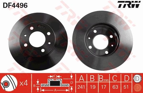 Brake Disc DF4496