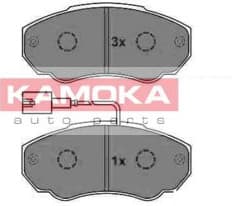 Brake Pad Set, disc brake JQ1012956