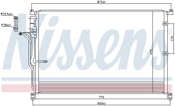 Condenser, air conditioning ** FIRST FIT ** 94724
