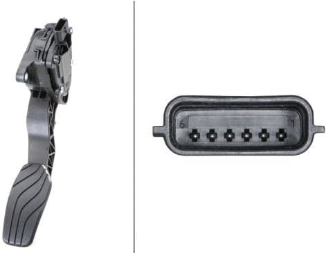 Sensor, accelerator pedal position 6PV 009 978-791