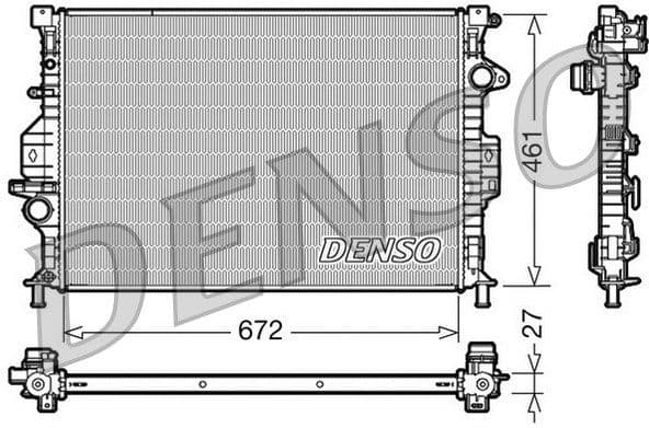 Radiator, engine cooling DRM10069