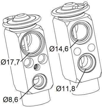 Expansion Valve, air conditioning 38399
