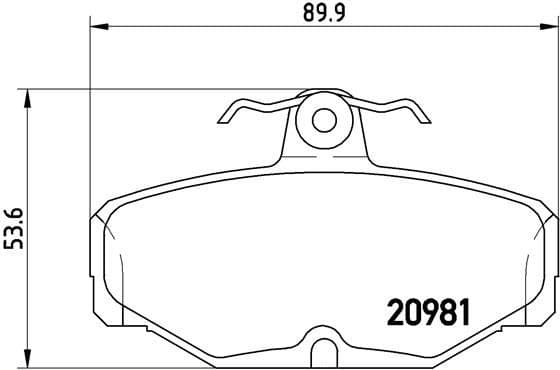 Brake Pad Set, disc brake PRIME LINE P24018