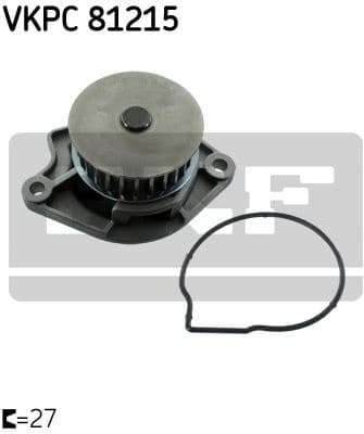 Water Pump, engine cooling VKPC 81215