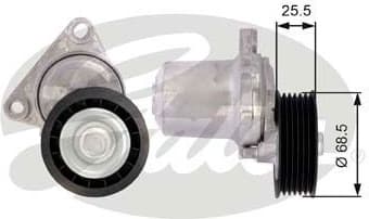 Belt Tensioner, V-ribbed belt DriveAlign™ T39074